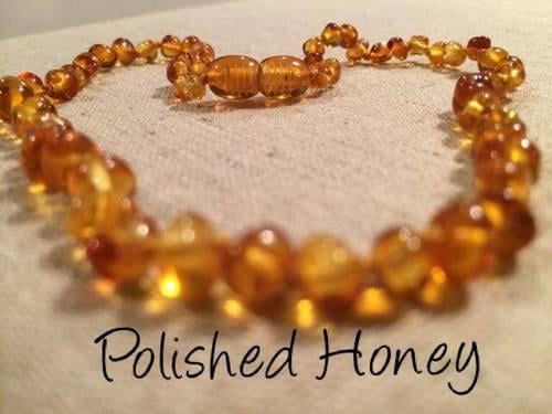 target amber teething necklace