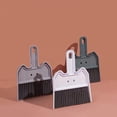 thumbnail image 2 of Dustpan and Brush Set, Multi-Functional Cleaning Tool/Mini Sweeper with Hand Broom Brush,Cute Dust Pan for Kids Toys Pets Cat Dog Camping Table Desk Car Small Messes Sweeping (White), 2 of 7