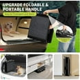 thumbnail image 4 of 250 Lbs 71 In Folding Dog Ramp for Cars 17 In Wide Anti-Slip Pet Ramp for SUVs Trucks and Beds Portable Aluminum Ramp for Large Dogs, 4 of 6