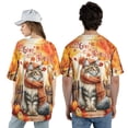 thumbnail image 5 of Happy Thanksgiving Maine Coon Give Thanks Fall Beanie Scarf Welcome All Over Print 3D Baseball Shirt Cat Lover Kitten Owner Gifts Softball Sport - 00020, 5 of 6