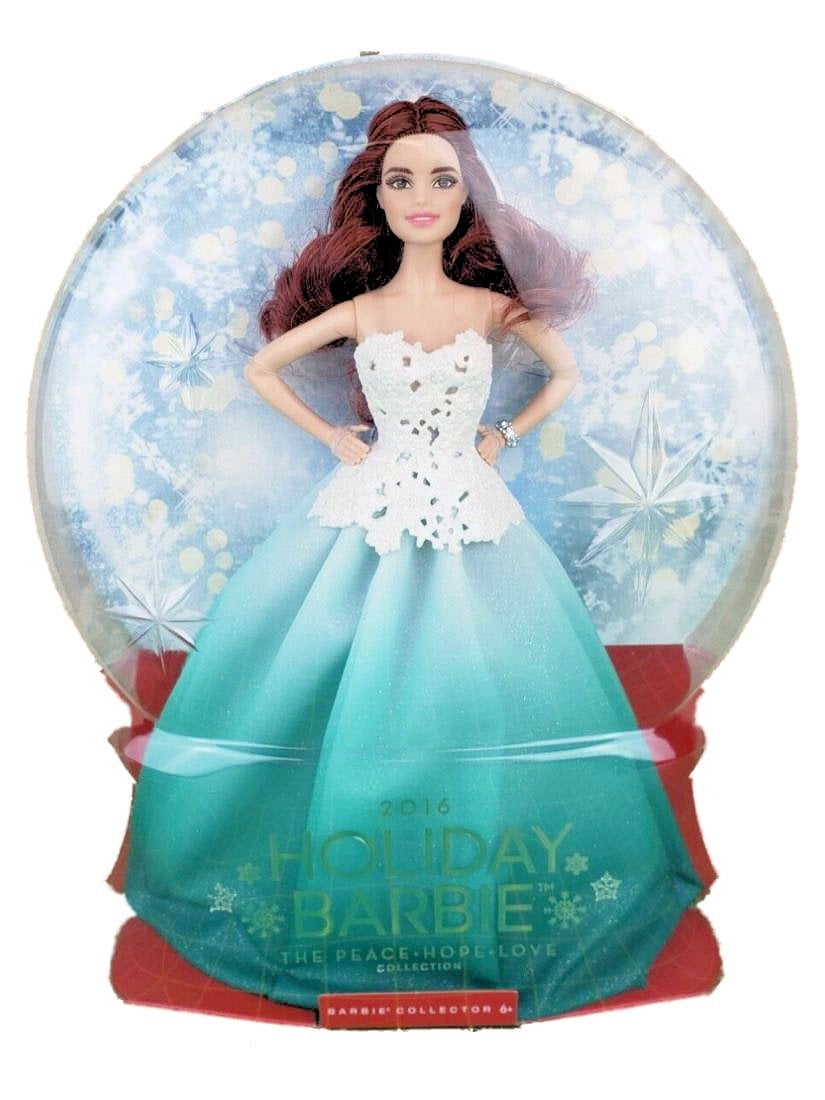 2016 holiday barbie doll-exclusive red hair - Walmart.com