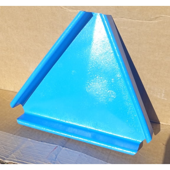 NICHOLS 12" BLUE TRIANGLE BIRD FEEDER STAND