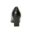 thumbnail image 4 of PEERAGE Cynthia Women Extra Wide Width Closed Toe with Loop Bow Tie/Tassel Slip On Pump BLACK 9, 4 of 6