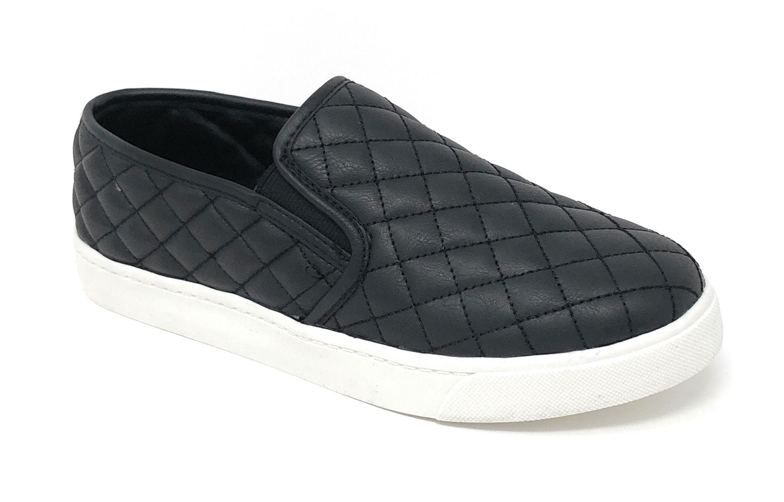 Soft Quilted Slip-On Sneakers - Walmart 