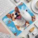 thumbnail image 2 of Alfombrilla de ratón Happy Corgis con base de goma antideslizante, cuadrada, protector para portátil, almohadillas de escritura, alfombrilla de ratón para juegos de ordenador, alfombrilla, 2 of 7