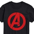 thumbnail image 3 of Marvel The Avengers - A Logo - Adult Short Sleeve Graphic T-Shirt, 3 of 5