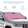 thumbnail image 3 of Kdxio French Bulldog Print Windshield Sun Shade, Foldable Sun Blocker for Car,Truck,SUV Automotive Interior Sun Protection,Reflective Shade for Front Windshield(Medium), 3 of 7