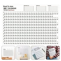 MUSEYA Hanging Planning Calendar Wall Calendar Simple Design 1Pack Annual Calendar
