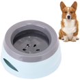 thumbnail image 1 of Cuenco de agua para perros en movimiento 750 ml, comedero a prueba de salpicaduras verde, 1 of 5
