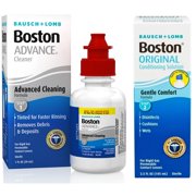 Bausch & Lomb Boston Advance Formula Cleaner, 1 fl oz. & Bausch & Lomb Boston Original Conditioning Solution, 3.5 fl oz. Bundle