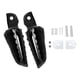 thumbnail image 3 of 2 piezas de estriberas plegables para motocicleta, universales, plegables Negro, 3 of 9