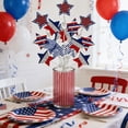 thumbnail image 5 of Nkmbld Fourth of July Decorations Patriotic Picks Red White Blue Berry Stems Memorial Independent Day Labor Decor for Home Vase Table Centerpieces, 5 of 8