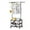 Black, variant on Aoresac Rolling Clothes Rack with Shelves for Hanging Clothes Hats Bags with Shoe Storage, Portable Metal Garment Rack Clothing Rack with Wheels 3 Tier Shoe Rack for Entryway Corner Closet