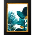 thumbnail image 2 of Bucheli, Amaya 14x18 Black Modern Framed Museum Art Print Titled - Mystery Teals, 2 of 5