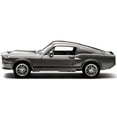 thumbnail image 2 of 1967 Ford Mustang Custom "Eleanor" Gray Met. w/ Black Stripes "Gone in 60 Seconds" (2000) Movie 1/43 Diecast Model by Greenlight, 2 of 4