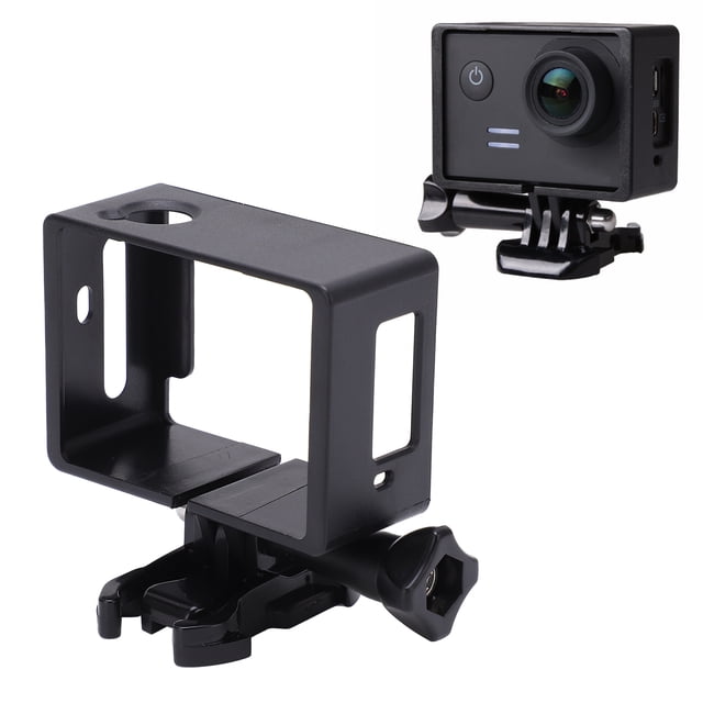 Garosa SJ5000 Action Camera Protective Housing Side Frame Mount With Base Long Screws,SJ5000 Camera Protective Frame,Protective Frame Housing Case Buckle Mount