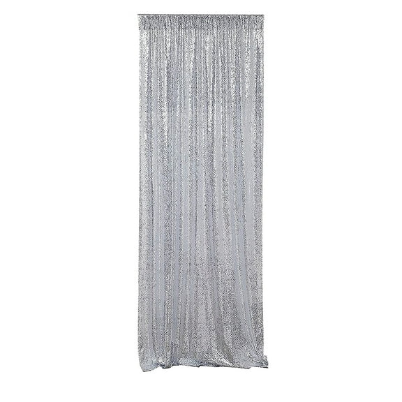 geerera 1 Panel Sequin Backdrop Curtain, Large Party Stage Curtain, Glitter Curtain, for Wedding Holiday Decoration, Event Background 24"x96"