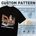 thumbnail image 5 of T Shirt for Men, Building Tomorrow Today,Dog Construction Print, Vintage Graphic Tees Men, 23986022,XXL, 5 of 8