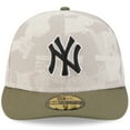 thumbnail image 2 of Men's New Era Light Beige/Olive New York Yankees 2025 Armed Forces Day 59FIFTY Fitted Hat, 2 of 5