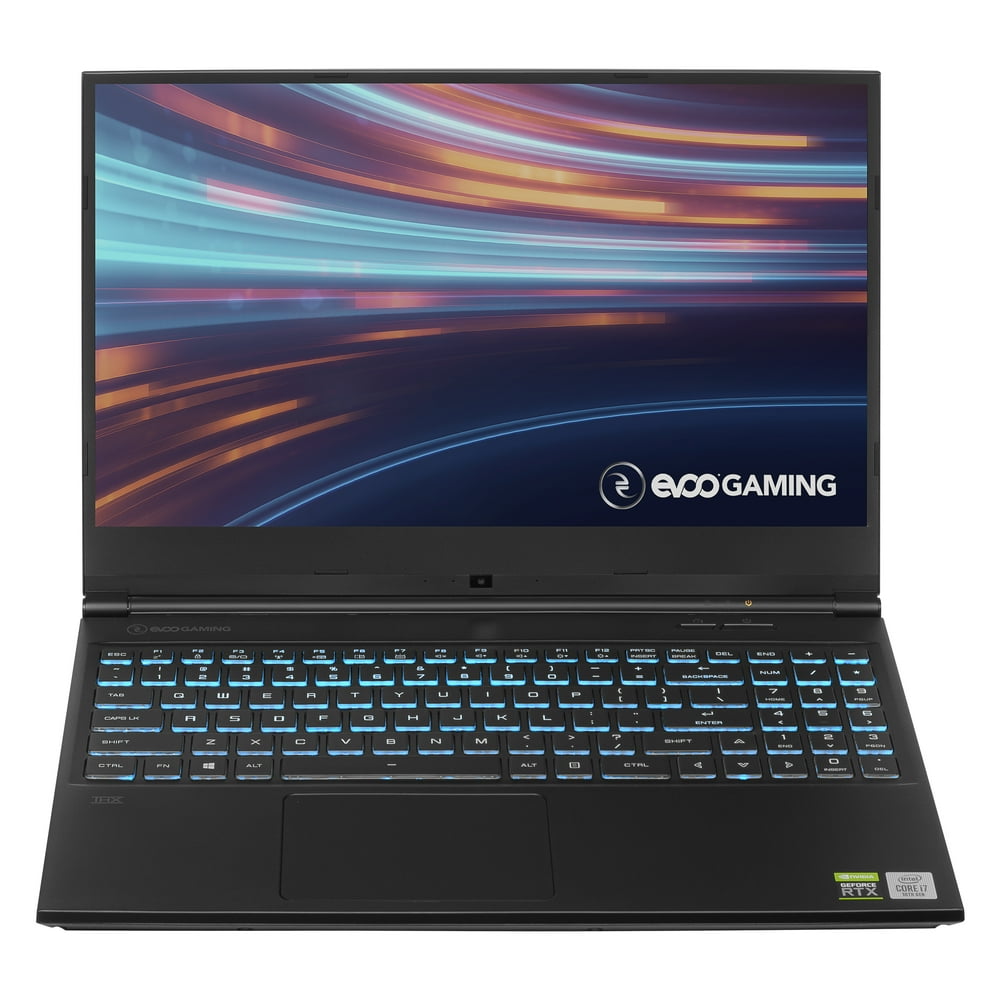 EVOO Gaming 15.6” Laptop, FHD, 144Hz, Intel Core i710750H Processor, NVIDIA GeForce RTX 2060
