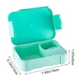 thumbnail image 3 of 3-Compartment Lunch Box - Reusable Meal Prep Container for & Adults, Leak-Proof Food Storage with Silicone Sealing Ring, Ideal for , Work, and Picnics - Dishwasher Safe Bento Box Blue, 3 of 6