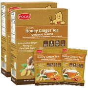 Pocas Honey Ginger Tea, Original, 12.7 Ounce, 20 Bags Pack of 2