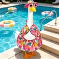 thumbnail image 6 of Decorative Cloth Outfit Set Fits 23 Inch Porch Lawn Goose Statue, Multicolor Garden Goose Costume Accessory, Statue Not Included, 6 of 7