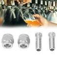 thumbnail image 3 of Barbed Nut Sets, Barb Fitting, Nut Barb Connector Stainless Steel 8mm for Commercial Draft Systems Ball Lock Pin Lock, 3 of 7