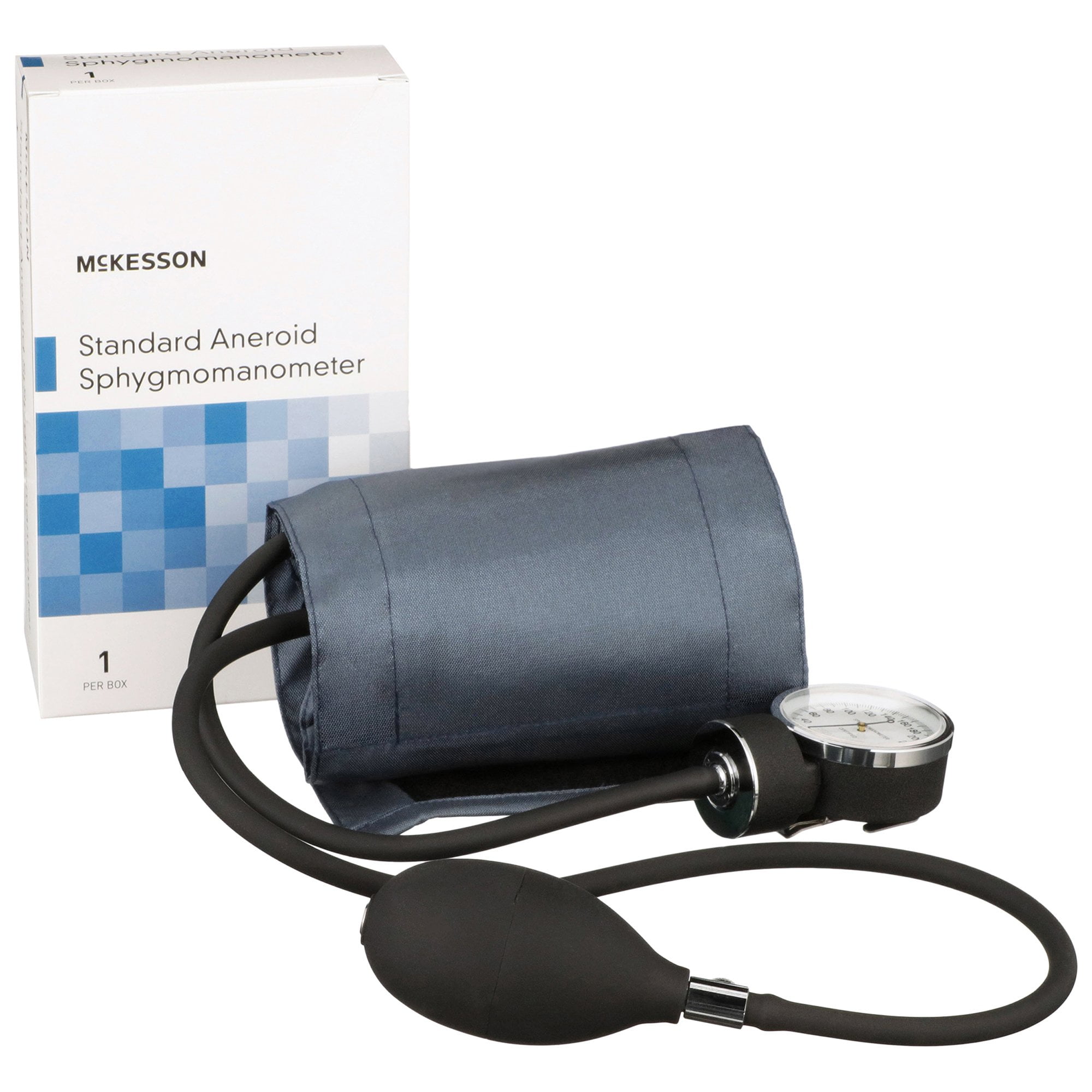 McKesson Aneroid Sphygmomanometer, Blood Pressure Monitor with Arm Cuff