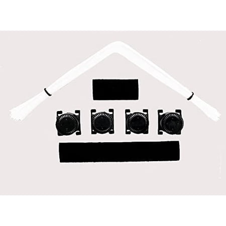 CoyoteVest CoyoteWhiskers (Set of 4 White) Protection Nylon Bristles for CoyoteVest or SpikeVest Dog Harness Vest Dog Accessories That Deter Coyote Hawk and Raptor Attacks