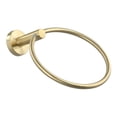 thumbnail image 1 of Brushed Golden Bathroom Towel Ring Holder Wall Mount Stainless Steel Towel Rai, 1 of 9