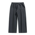 thumbnail image 3 of UAMVSH Plus Size Cargo Pants for Men Lightweight Zipper Pockets Sweatpants with Drawstring Soft Running Casual Athletic Pants(3X-Large,Dark Gray), 3 of 3