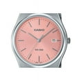 thumbnail image 4 of Casio Reloj Estándar Analógico de Acero Inoxidable con Esfera Rosa de Cuarzo MTP-B145D-4AV Unisex, 4 of 4