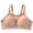 Beige, variant on Women's Non-Wired Everyday Bra, Anti-Slip Mesh Bandeau Top with Adjustable Straps, Comfortable Solid Color Underwear for All-Day Wear