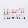 thumbnail image 3 of HLONK Mini Tool Box Miniature Case Tiny House Decor Chest Furniture Repair Tools Wood Child, 3 of 6