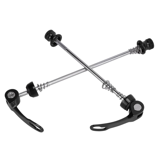 Ensemble de Brochettes de Vélo à Dégagement Rapide, Roues de Vélo Résistantes à la Corrosion et Accessoires pour Vélo de Route Vélo de Montagne pour Moyeu de Roue de Vélo Noir, Rouge, Bleu, Couleur Titane, Violet