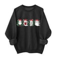 thumbnail image 2 of Uootdi Christmas Long Sleeve for Gift Women Matching Christmas Sweater for Family Christmas Cat Merry Christmas Xmas Tree Chris tmas Lights Sets, 2 of 4