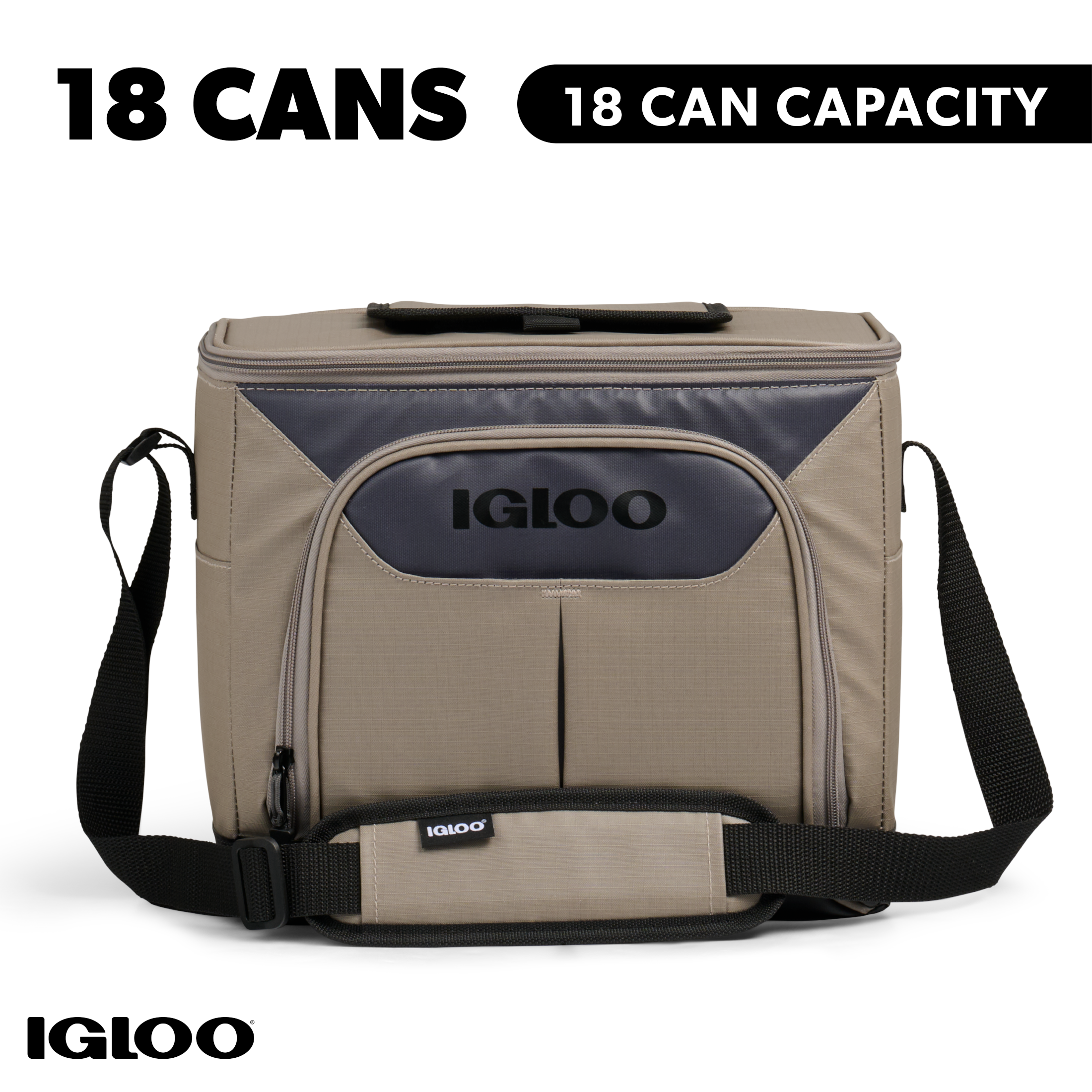 Igloo TREK 18-Can Softside Cooler, Sandstone Tan photo 1
