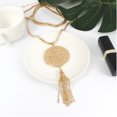 thumbnail image 4 of Sonducket Collar de mujer Estilo simple Delicado Ropa hermosa Adorno Collares de borlas para decoración diaria Plata, redondeada Ropa, zapatos y accesorios Miscelánea dorado, redondeado Sonducket AP009192-01, 4 of 6