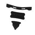 thumbnail image 2 of Kit de acolchado para casco Cojines de esponja suaves de secado rápido Almohadillas cómodas para casco Negro, 2 of 8