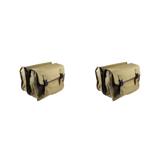 Bolsa trasera Retro Advancent equipaje de almacenamiento de viaje alforjas motocicleta gran capacidad Negro