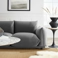 thumbnail image 7 of Modway Copious Performance Velvet Sofa in Gray, 7 of 7