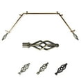 thumbnail image 1 of Archy 13/16" Bay Window curtain rod 20"-36", 38"-72" - Antique Brass,(ABay-41-4), 1 of 5