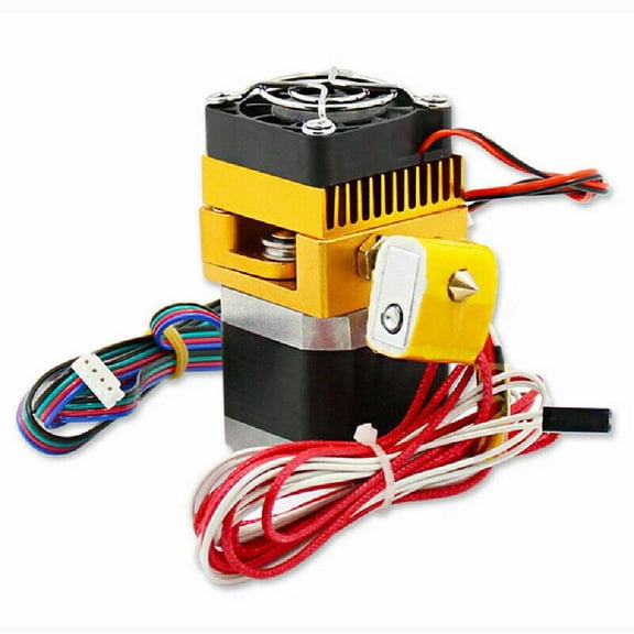 3D Printer Extruder Head Kit With Motor Throat Aluminum Part