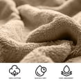 thumbnail image 4 of HOMES PERCEPTION 6 Count Solid Print Towels & Washcloths Set Tan, 4 of 7