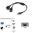 thumbnail image 3 of Cable Adaptador Ethernet Red LAN DSL Divisor RJ45 A 2, 3 of 9