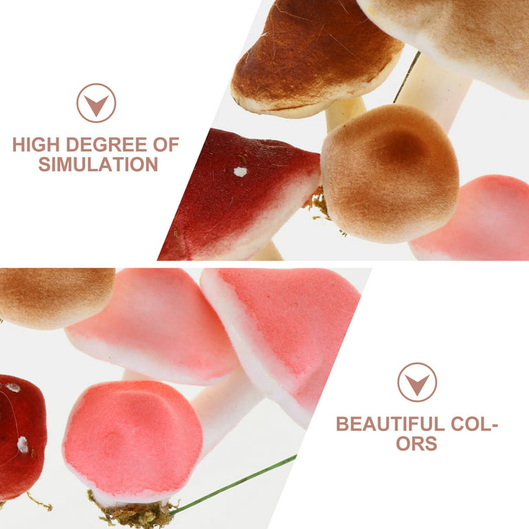 Simulation Vegetables Fake Mushrooms Realistic And - Temu