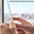thumbnail image 6 of Uxcell 20m Silicone Foam Strip Solid Rod Window Sealing Strip 3mm Rubber Weather Stripping for Car Door Window, 6 of 6
