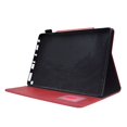 thumbnail image 5 of SaniMore Wallet Case for Fire HD 10 & HD 10 Plus Tablet (11th Generation, 2021), Card Slots & Pen Holder [Auto Sleep] PU Leather Magnetic Ciasp Kickstand Shockproof Full Protective Cover, Red, 5 of 10