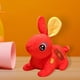 thumbnail image 1 of Conejo de peluche Macarena Juguete de Conejo de Año Nuevo chino figura de Conejo de colección rojo, 1 of 8